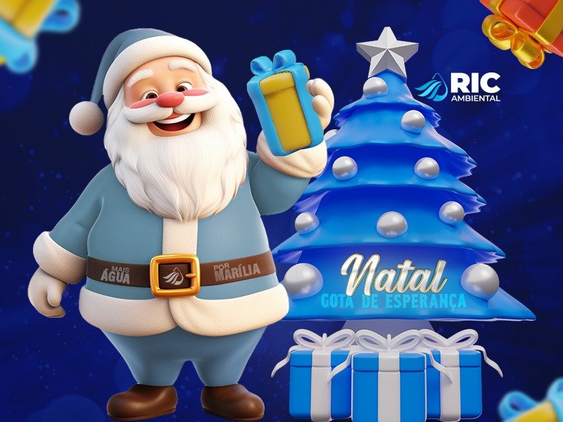 Campanha ‘Gota de Esperança’ da RIC Ambiental segue até o dia 19 de dezembro