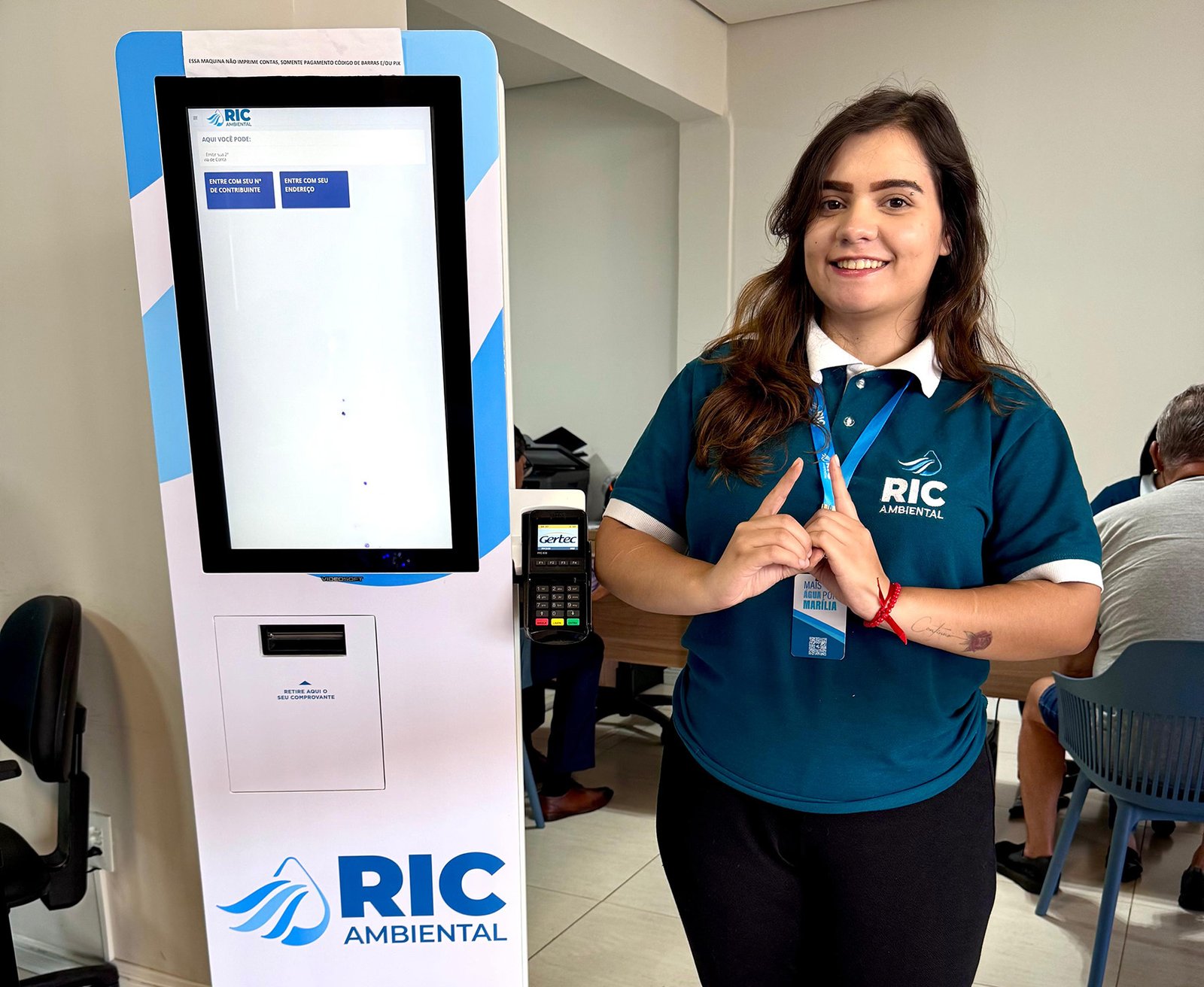 RIC Ambiental inaugura totem de autoatendimento