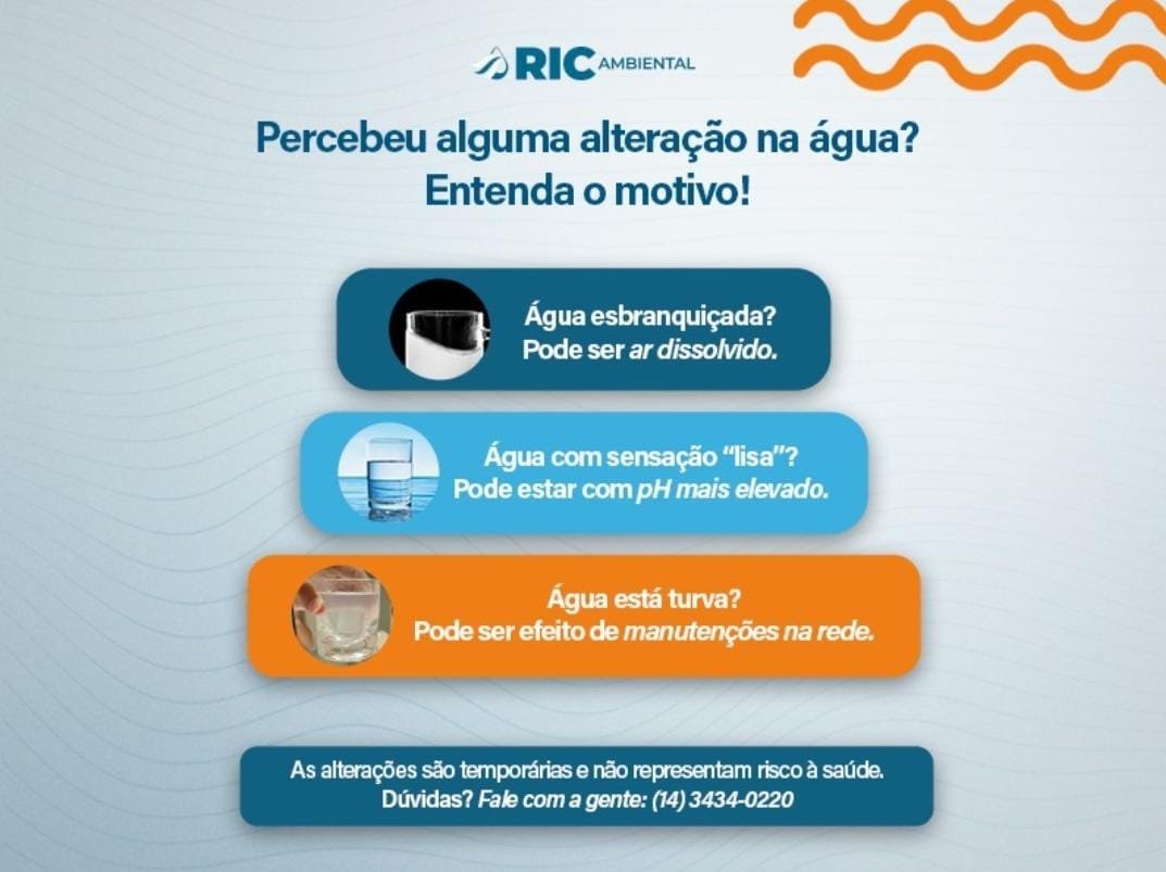 qualidade água