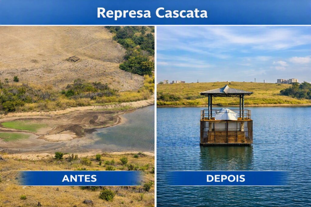 Devemos valorizar a água sempre, não apenas quando ela falta 2 Represa Cascata